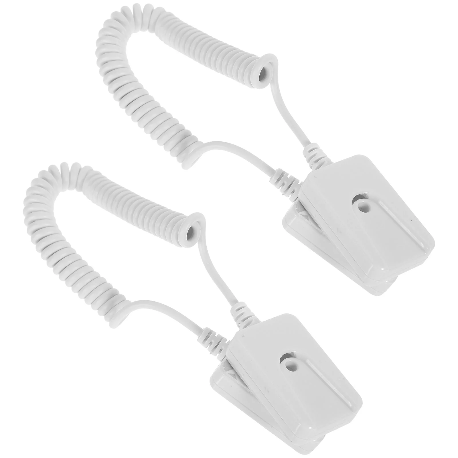 2pcs Anti lost Rope Self adhesive Hooks for Remote Control No Drilling Universal Holder Tether Remote Control