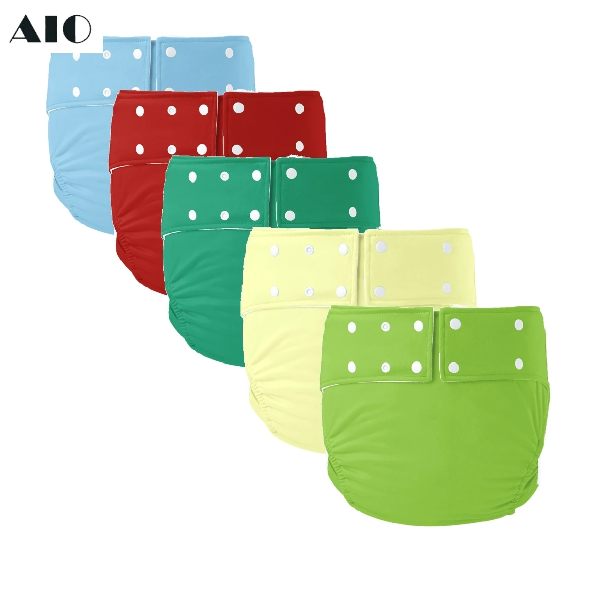 AIO 1PC Reusable Adult Diapers Washable Cloth Diaper for Patients Elderly Men and Women Incontinence Pants Dropshipping