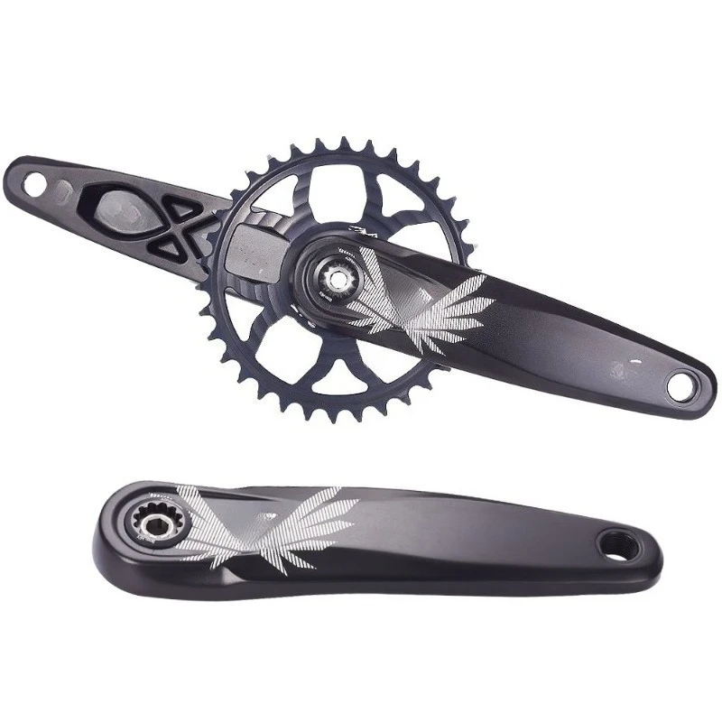 

Mountain bike hollow split crank DUB shaft positive and negative teeth GXP tooth plate classic upgrade bicycle accessories