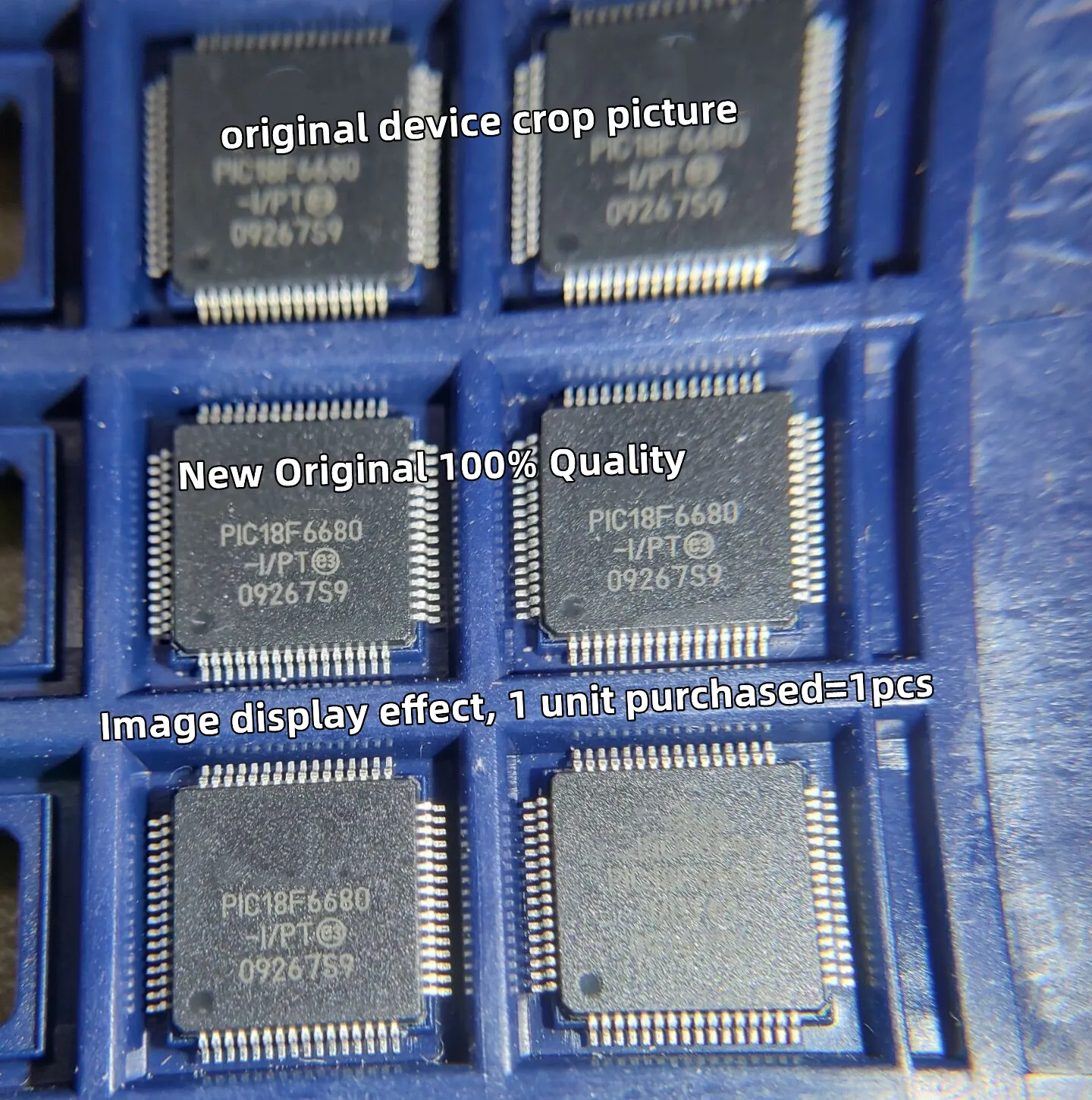 

1pcs New Original 100% Quality PIC18F6680-I/PT PIC18F6680 MCU 40MHZ, TQFP-64