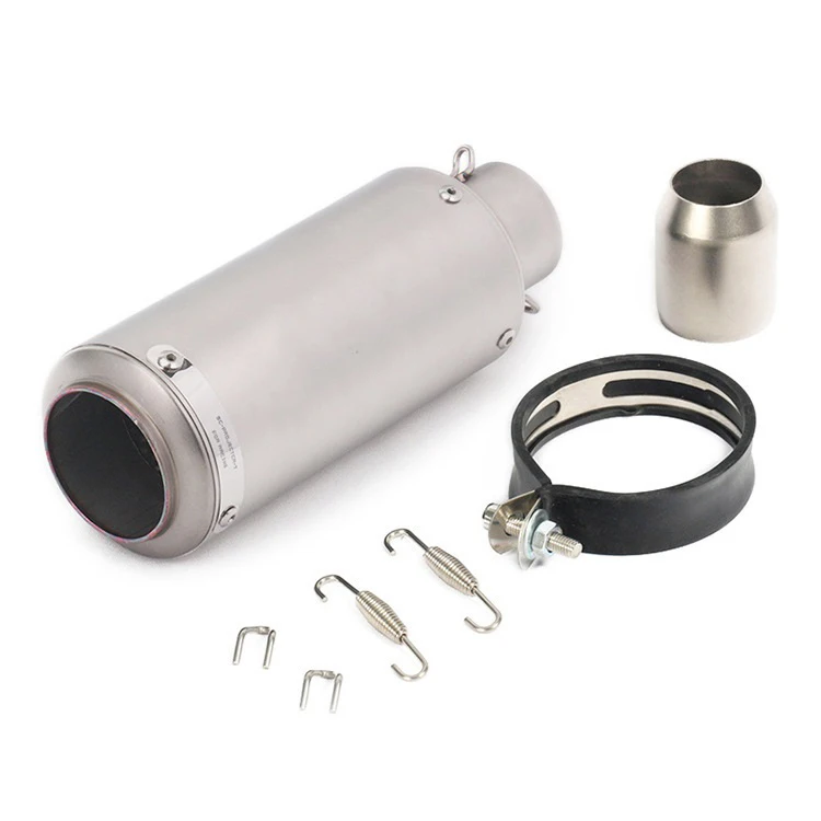 51/60mm Universal motorcycle exhaust inox muffler carbon fiber exhaust with DB Killer for z900 R3 R25 MT07 MT09 R1 Z400 Z650 image 4