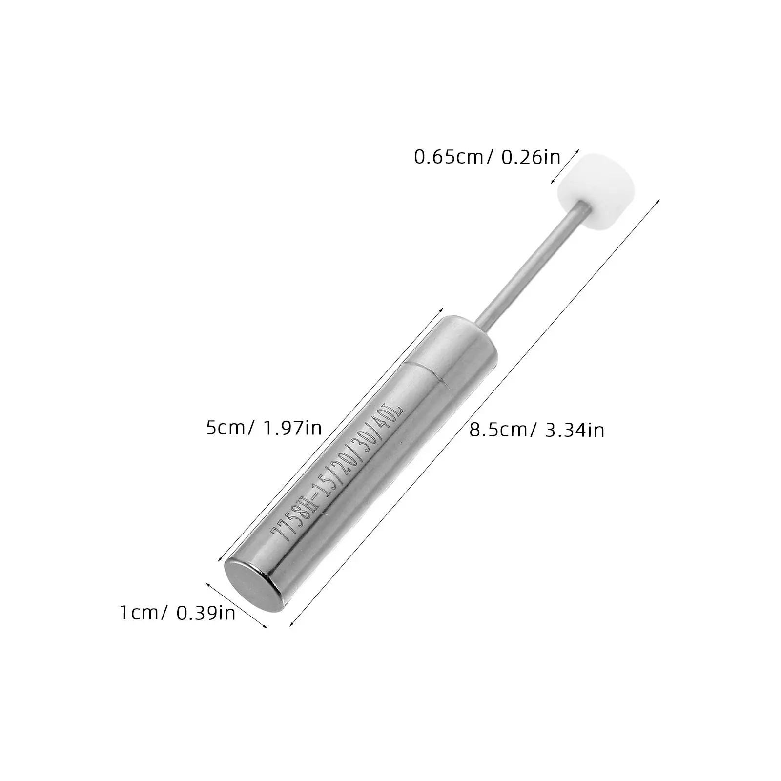 2Pcs Soft Close Damper Piston for Trash Can Lids Hydraulic Quiet Close Mechanism Strong Metal Construction Slow Closing