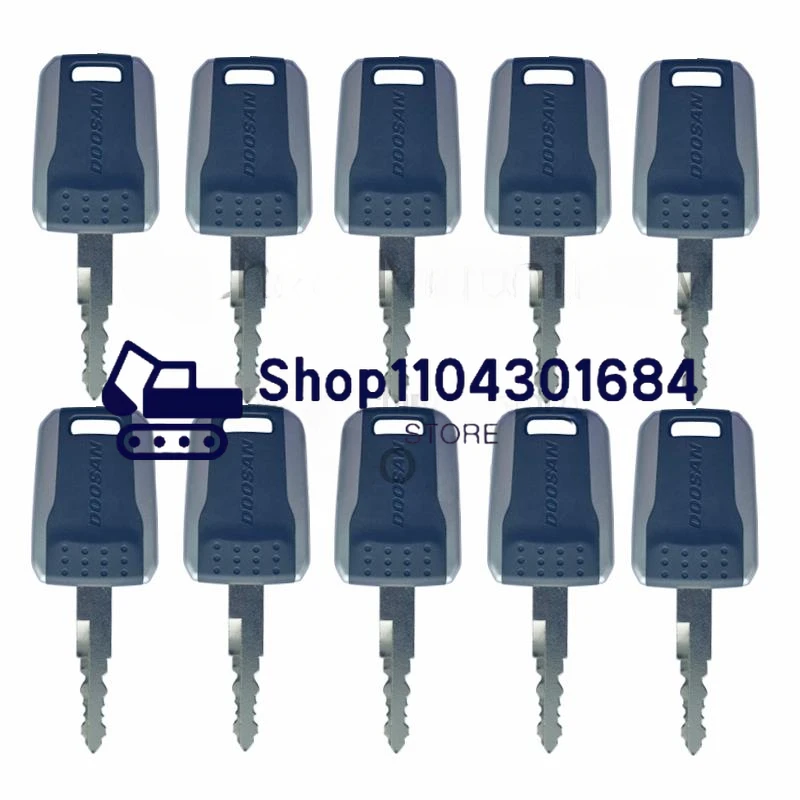 10 Pcs F900 Ignition Key For New Daewoo Doosan Terex Bobcat Excavator Ignition High Quality