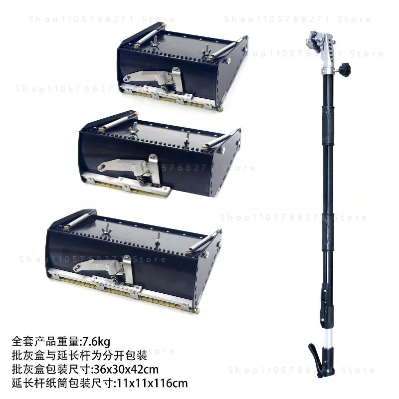 Telescopic Drywall Mud Pan Flat Finishing Tool for Plastering Wall Joint