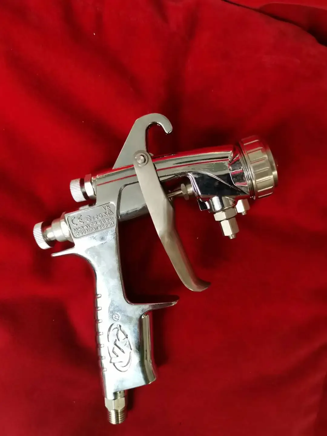 Double nozzles spray gun nano chrome spraying gun two heads spray gun CM502