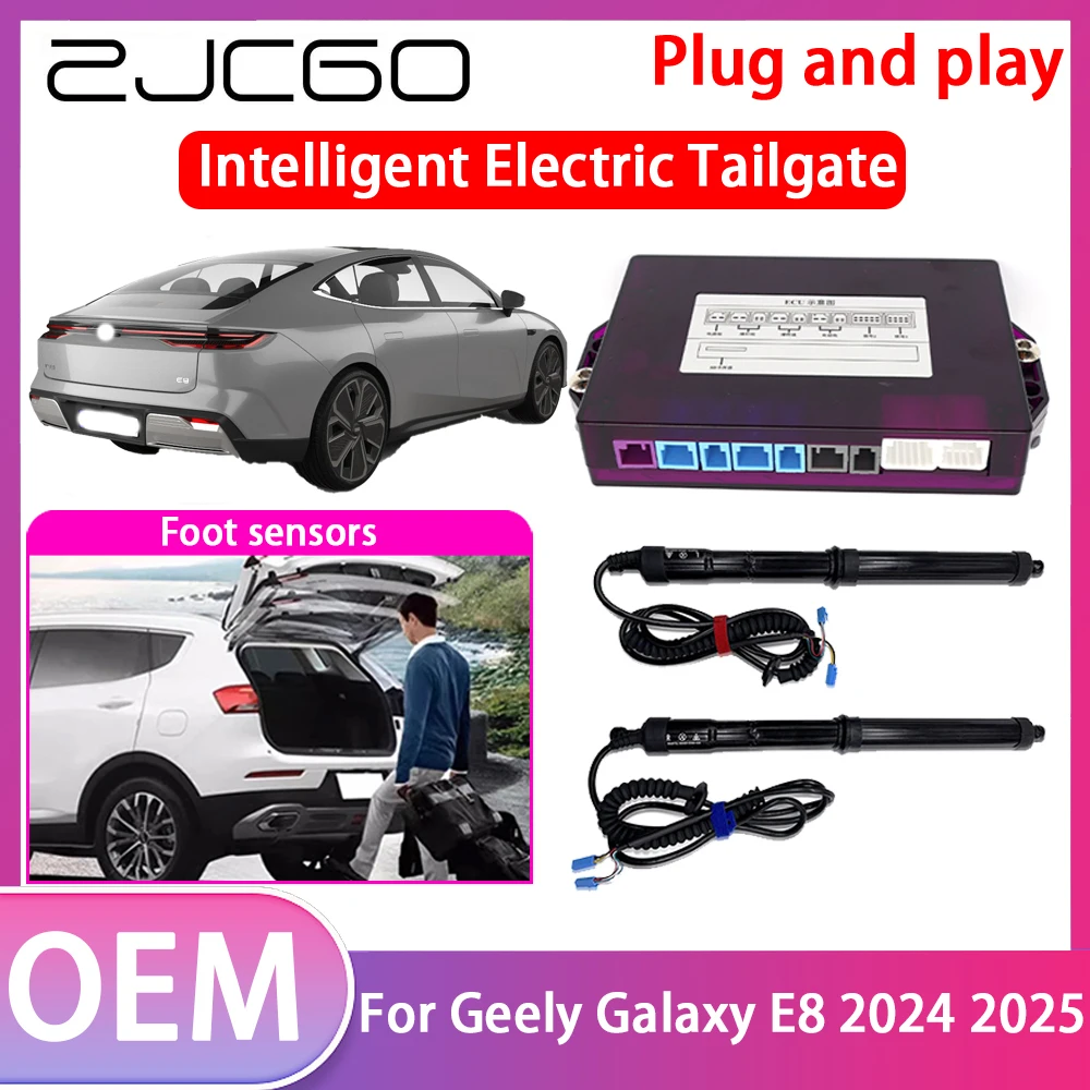 

ZJCGO Electric Tailgate Lift Drive Trunk Opening Tail Gate Lift Soft Close Car Door For Geely Galaxy E8 2024 2025