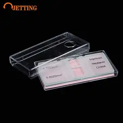 74*33mm Blood Cell Count Plate Glass Microscope Slide With Grid Counting Chambers For Hemocytometer Yeast Counting Biology TooL