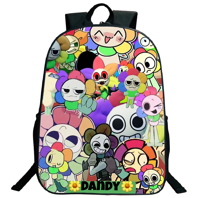 Dandy's World School Bag Primary School Bookbag Girls Boys Large Capacity Backpack Dandys World Cartoon Children School Backpack