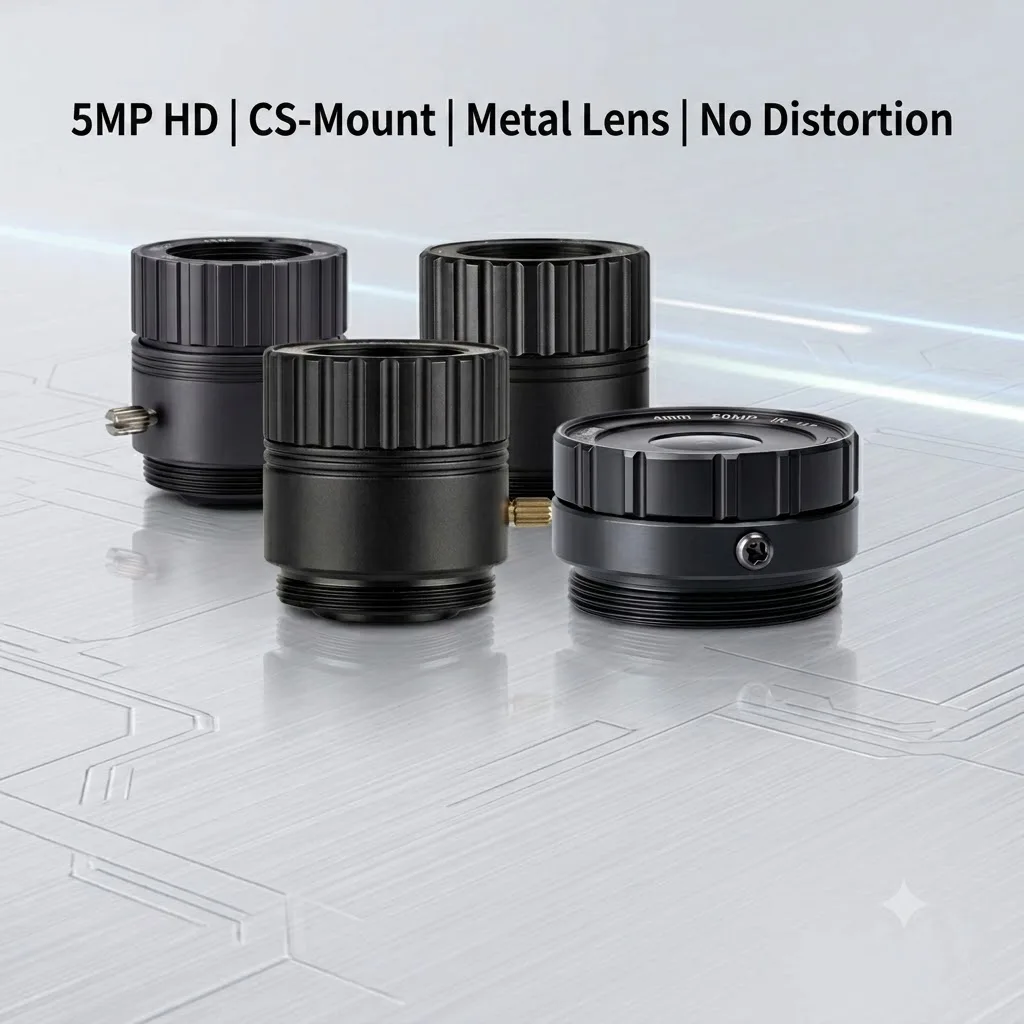 5MP HD CS Mount CCTV Lens 2.8mm 16mm 25mm, Wide Angle & Telephoto, 1/2
