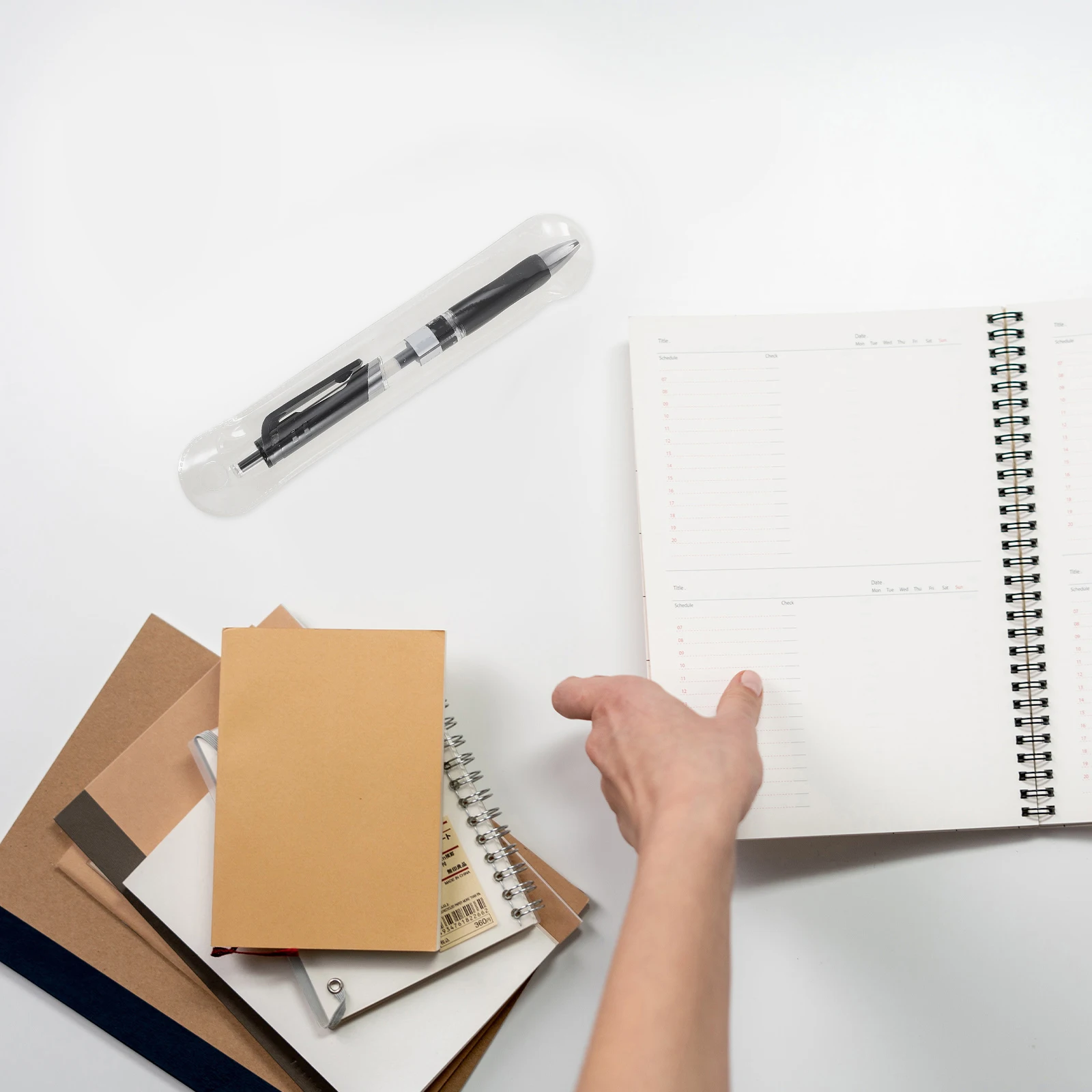 

100Pcs Pen Bags Single Sleeve Holders for Fountain Pens Markers Lightweight Briefcase Pocket Carry Safe Storage Solution