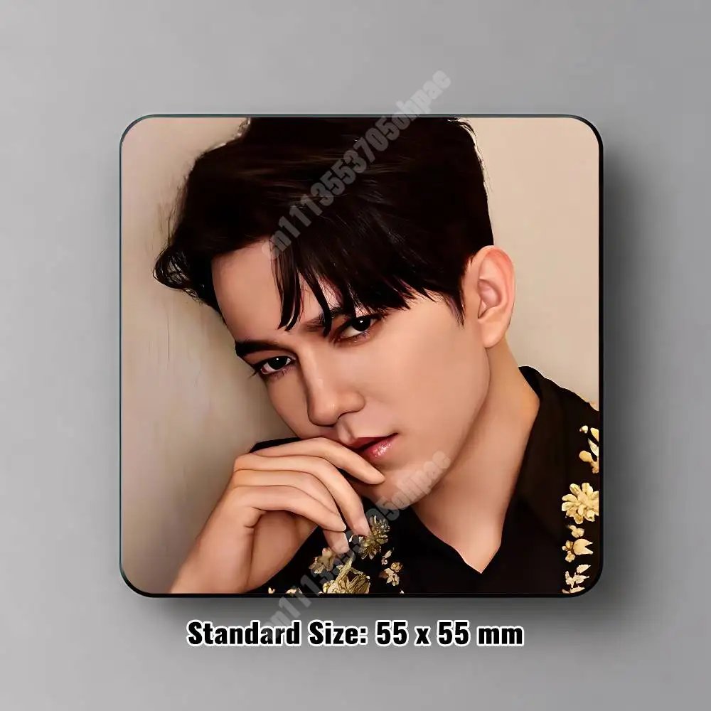 Kazakh Singer D-Dimash K-Kudaibergen Magnetic Sticker Removable Fridge Decal for Metal Surfaces Magnet Label
