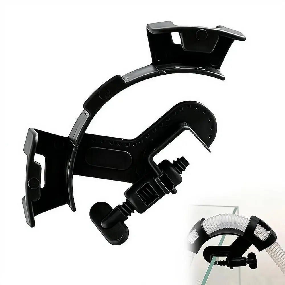 Wasserrohr-Befestigungsklammer, Aquarium-Filtrationshalter, Wasserrohrfilter zur Befestigung von Rohren im Aquarium, sicherer Schlauchhalter, Aquariumzubehör – Detail 2