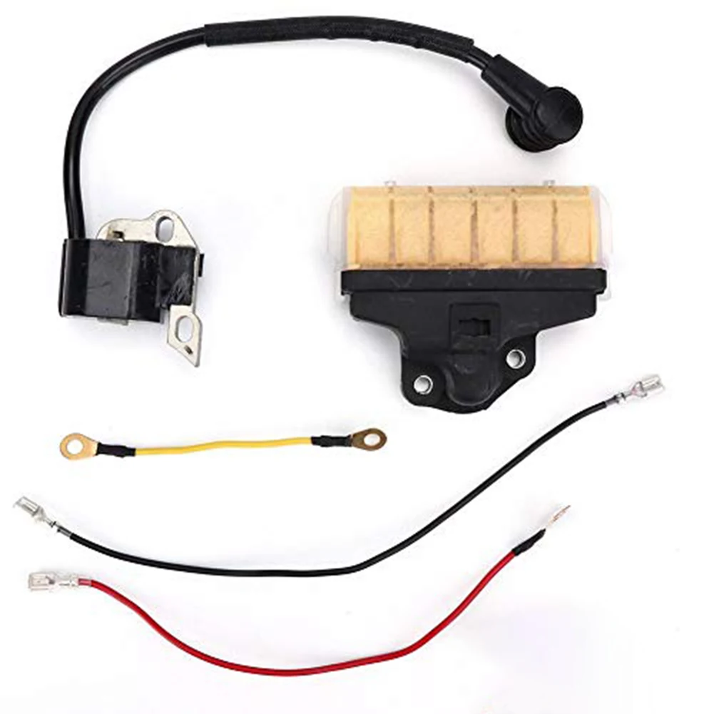

Chainsaw Parts Air Filter Set Garden Maintenance Air Filter Ignition Coil Set Performance Upgrade Easy Installation