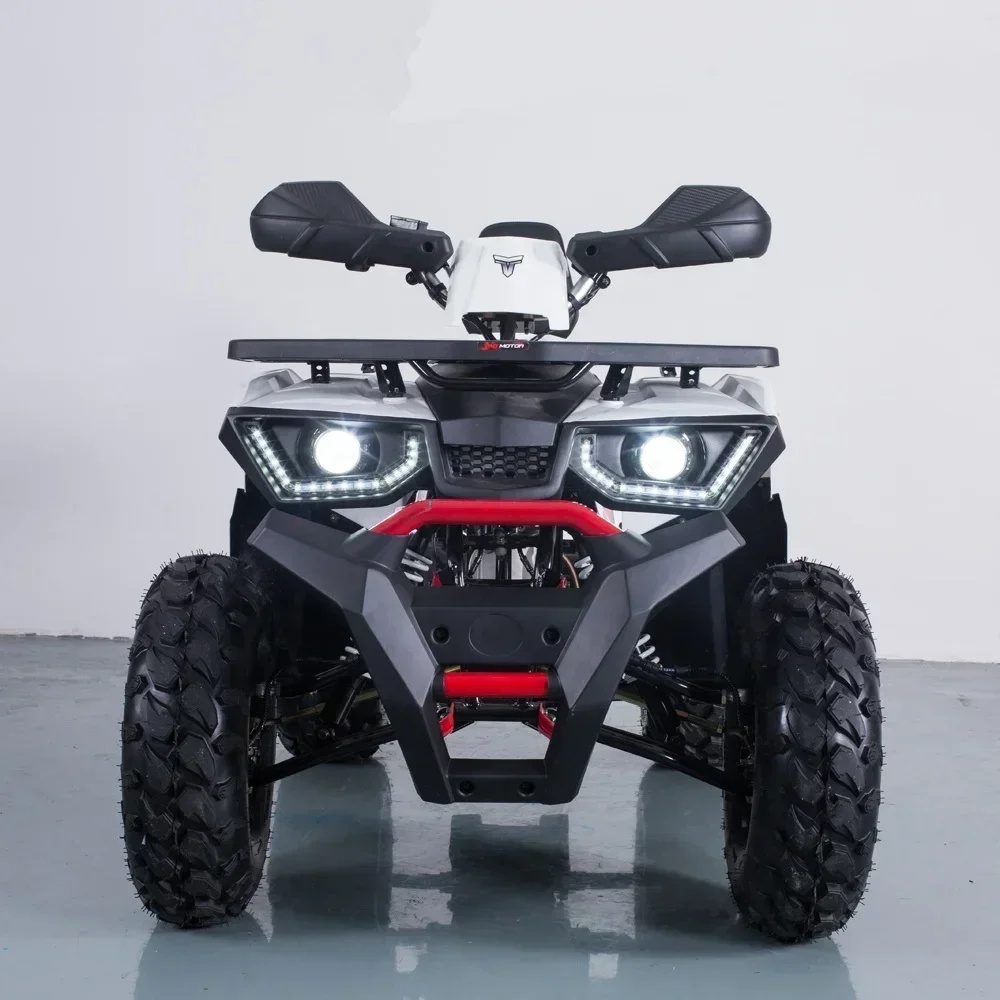 Atv 200cc 4-Stroke Automatic Quad Bike Off Road 4 Wheels Motorcycle Electric Start Utv Chain Drive Rear Disc Brake 10inch Tire