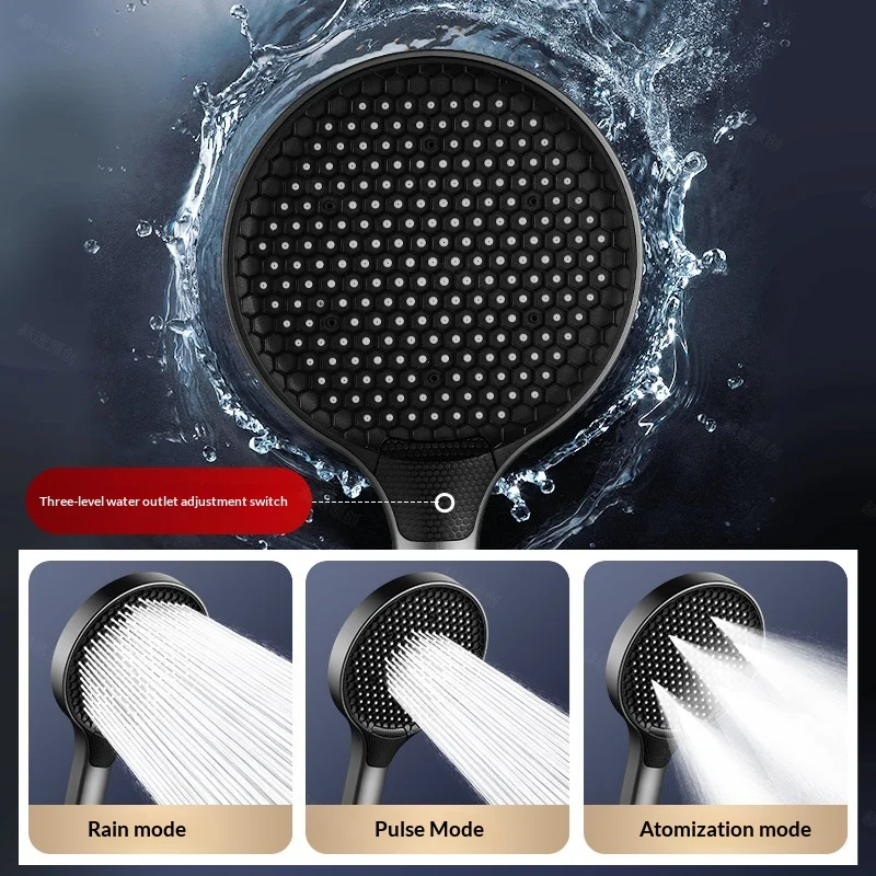 Super strong pressurized large water volume shower head, large panel pressurized shower faucet, spray shower head