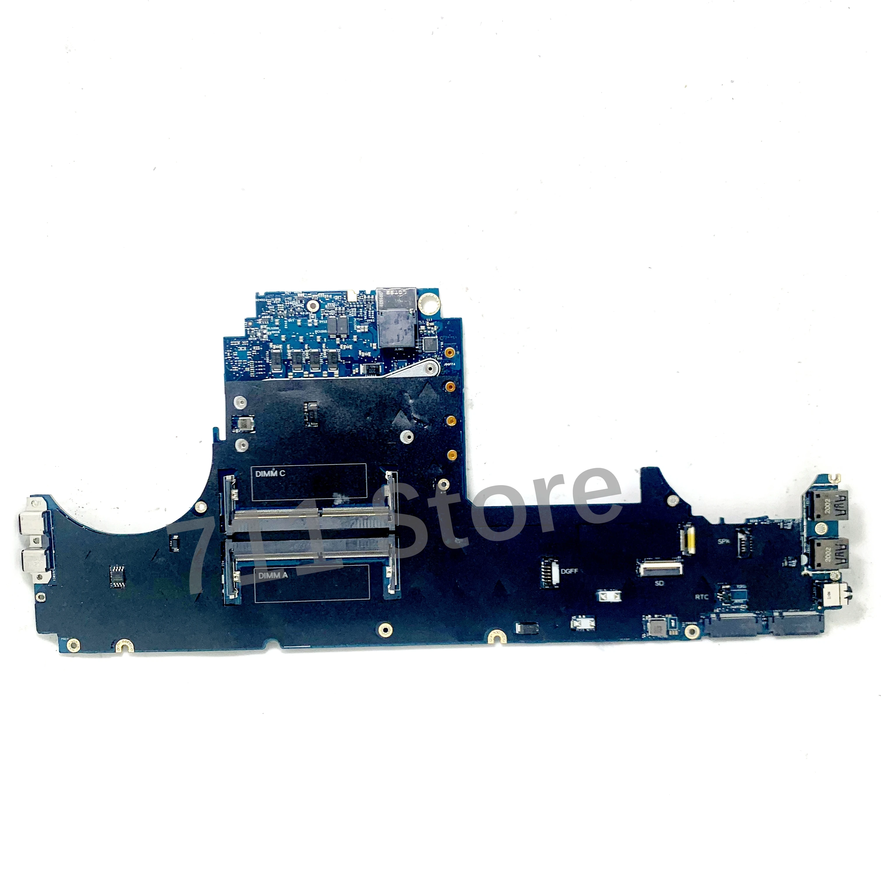 CN-0H7MCC 0H7MCC H7MCC FDX50 LA-J171P Mainboard For DELL Precision 7550 Laptop Motherboard W/ SRJ8F I7-10875H CPU 100% Tested OK