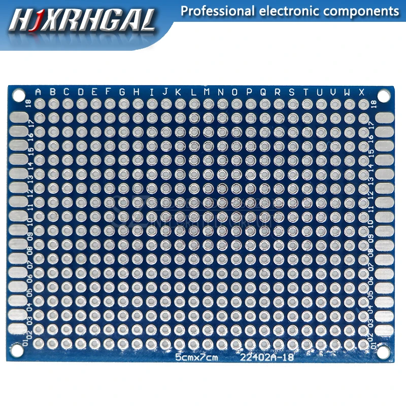 1pcs/lot PCB Double-Sided Protoboard Breadboard Universal Board 2*8cm 3*7cm 4*6cm 5*7cm 7*9cm Pitch 2.54mm Grenn Blue PCB Board