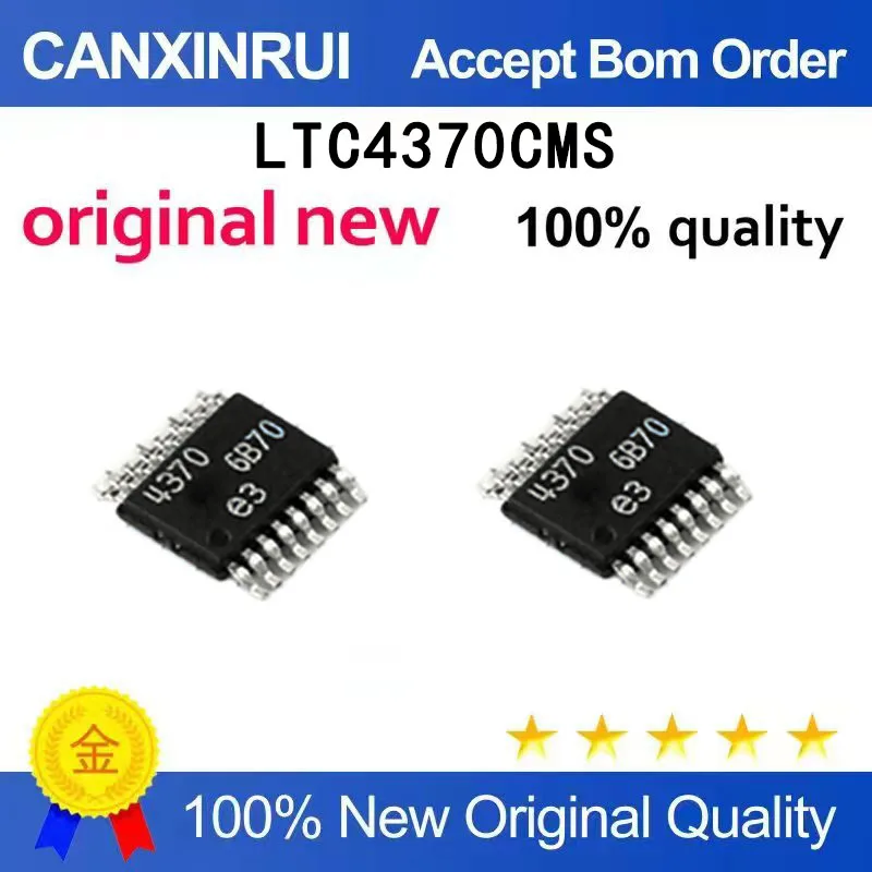 (5pcs-100pcs）LTC4370CMS silk screen 4370 dual power diode controller MSOP16LT