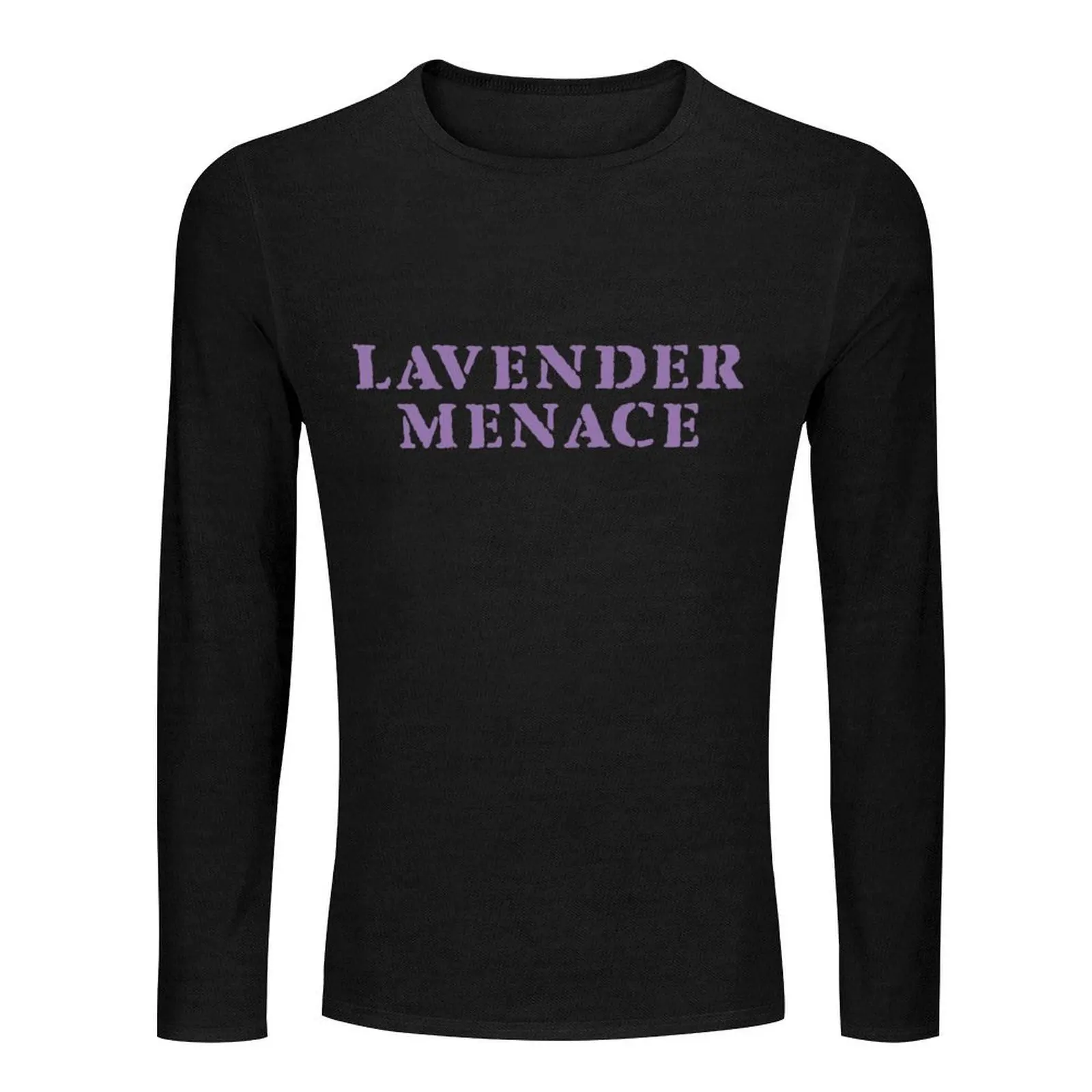 Lavender Menace [purple] Long T-Shirt kawaii clothes vintage clothes boys t shirts mens plain t shirts