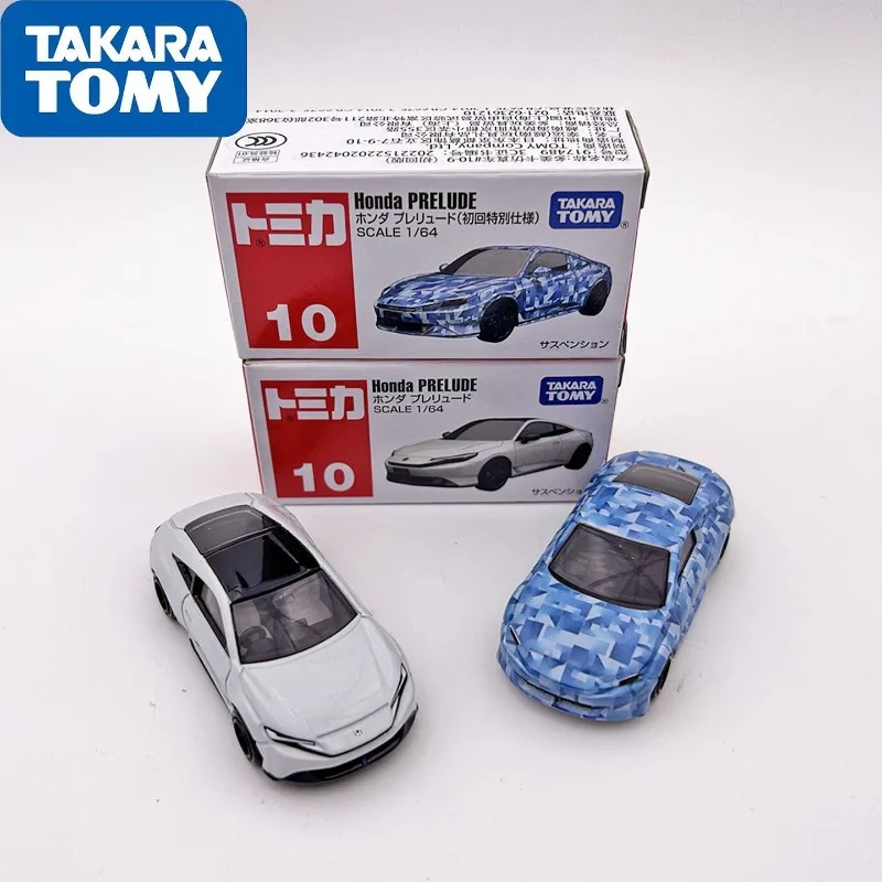 

TAKARA TOMY Tomica Red White Box 10th Honda Civic Realistic Alloy Toy Car Model Collectible Ornament Boy Toy Gift