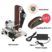 Small DIY polishing machine, desktop multifunctional sanding belt machine, edge cutting machine, sanding belt grinder