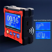 DXL360S Angle Protractor Level Gauge With5 Side Magnetic Base Dual-Axis Digital Display Level Gauge Elevation Meter-A68E