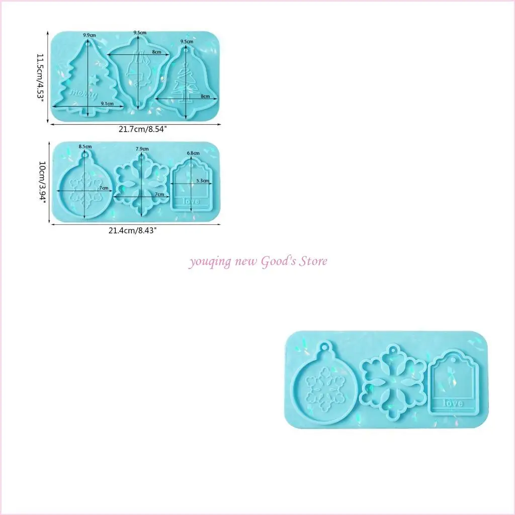 

57QA Light and Keychains Mold DIY Epoxy Craft Necklace Earrings Jewelry Mold