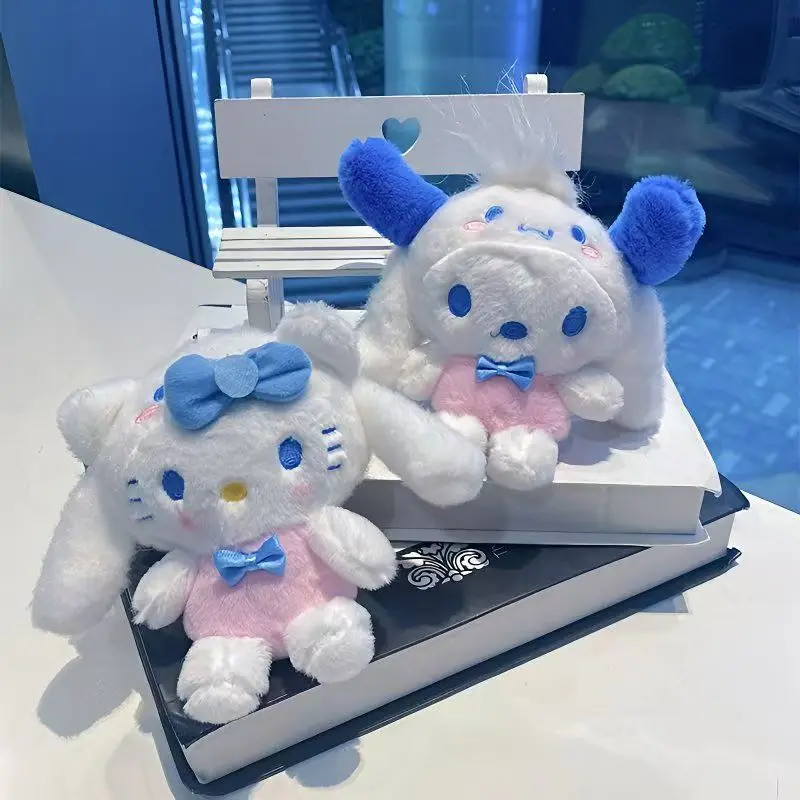 新しいスタイルサンリオハローキティシナモロールクロミぬいぐるみおもちゃバックパックペンダントキーホルダー親友女の子誕生日クリスマスギフト