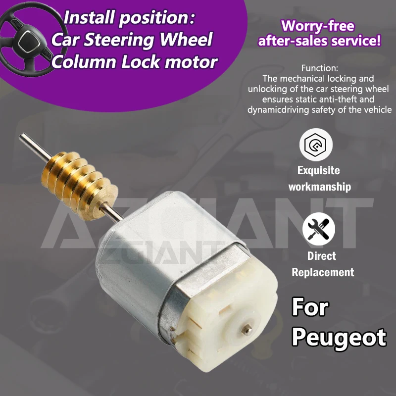 

AZGIANT 1020633 3P3435 For Peugeot 2008 GT P24 MK2/5008/508 I ii Car ESL/ELV Steering Column Lock motor Automatic Locking parts
