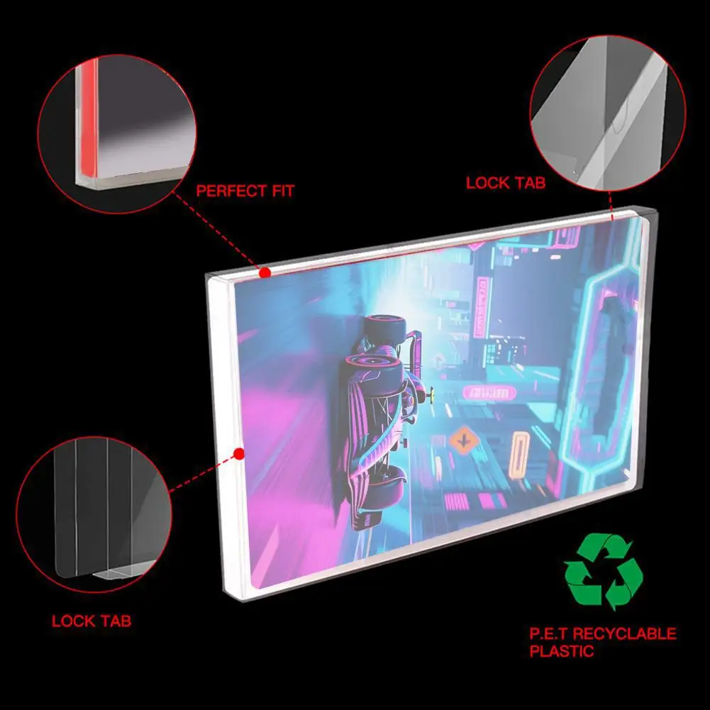 

Transparent Display Storage Box for nintendo Switch2 , Colorful Protective Case, Game Card Organizer for nintendo Switch J4H8