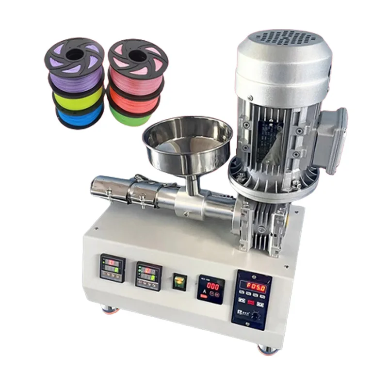 

Laboratory Plastic Extruder Machine Polymer Injection Molding Crusher 220V Screw Extruder Polyethylene Extruder