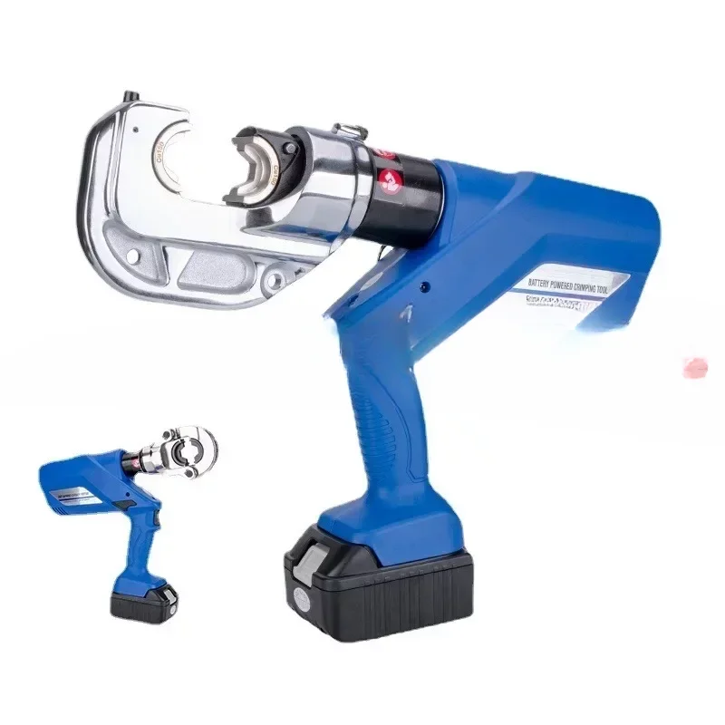 Hydraulic Clamp HL-400 Rechargeable Press Plier 300 Pressure Wire Cold Pressure Copper and Aluminum Terminal EZ Lithium Clamp C