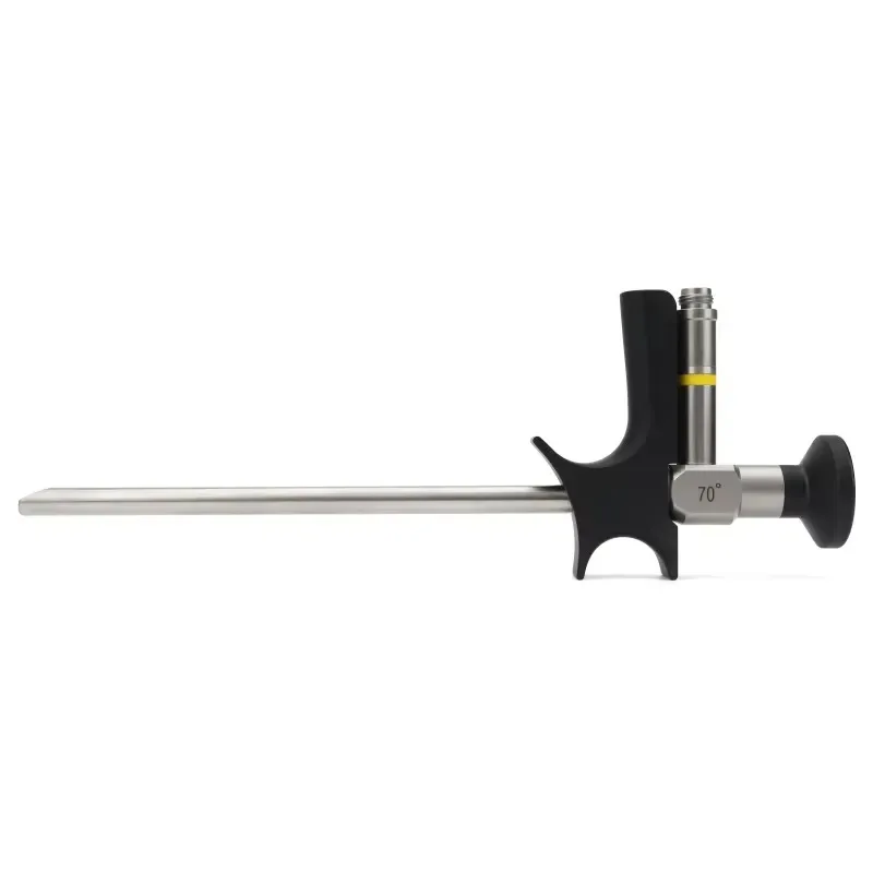 Hot Sale 70 Degree 8mm Rigid ENT Laryngoscope, Medical Laryngoscope Endoscope With Handle