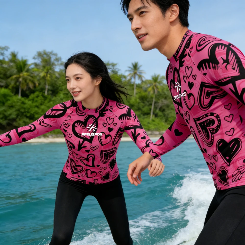 

Long Sleeve Rash Guard Sailing Top Wear Men's and Women's Surfing Shirt Lightweight Beachwear for Water Sport Fishing Touring