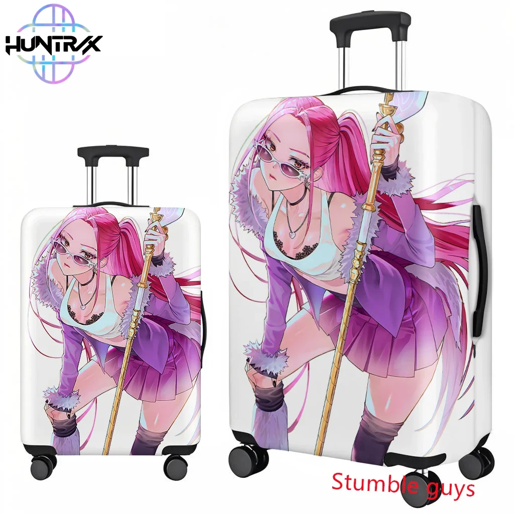 

Kpop Demon Hunters Luggage Cover Fits 18-32 Inch Suitcases Anime Protector For Travel Fans