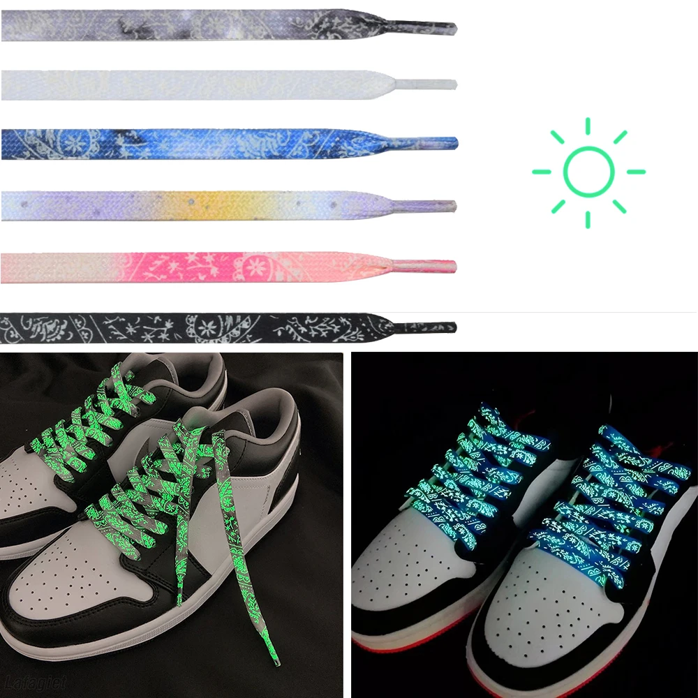 Lacets de protection fluorescents lumineux pour baskets, chaussures plates, 120/140/160cm, nouvelle collection