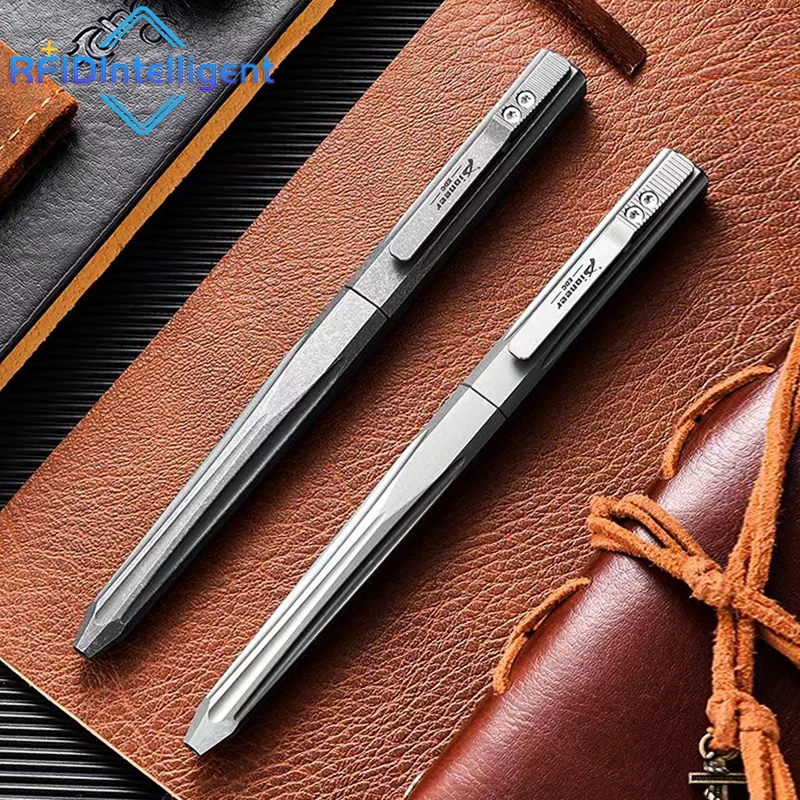 Multifunctional TC4 Titanium Tactical Pen Signature Ballpoint Pen  Emergency Glass Breaker Outdoor Camping Self Defense Supplies