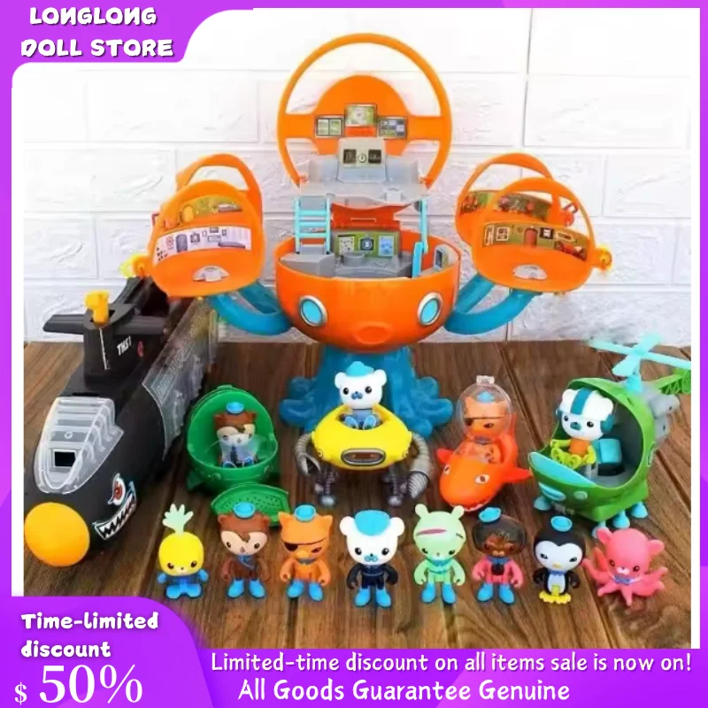 

Оригинальный телевизор Octonauts All Gup Submarine Boat Vehicles, игрушки, фигурки героев Kwazii Barnacles Peso, модель игрушки, детские подарки с героями мультфильмов