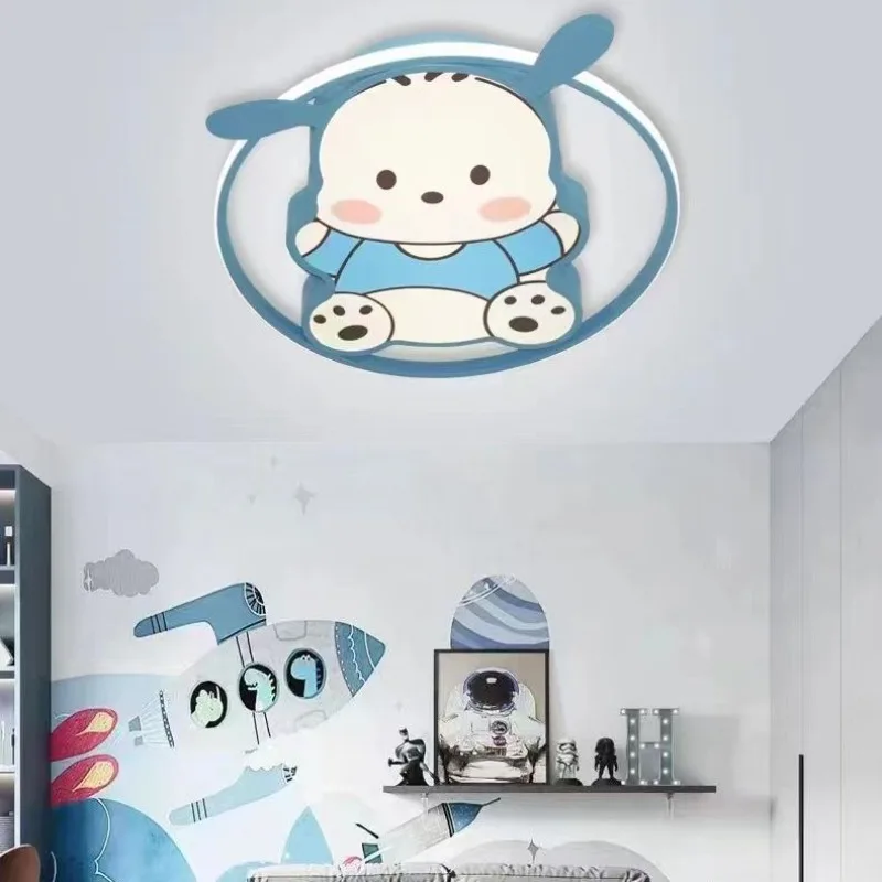 Sanrio My melody Pochacco Cinnamoroll Kuromi children's room simple and cute creative cartoon shape eye protection ceiling lamp