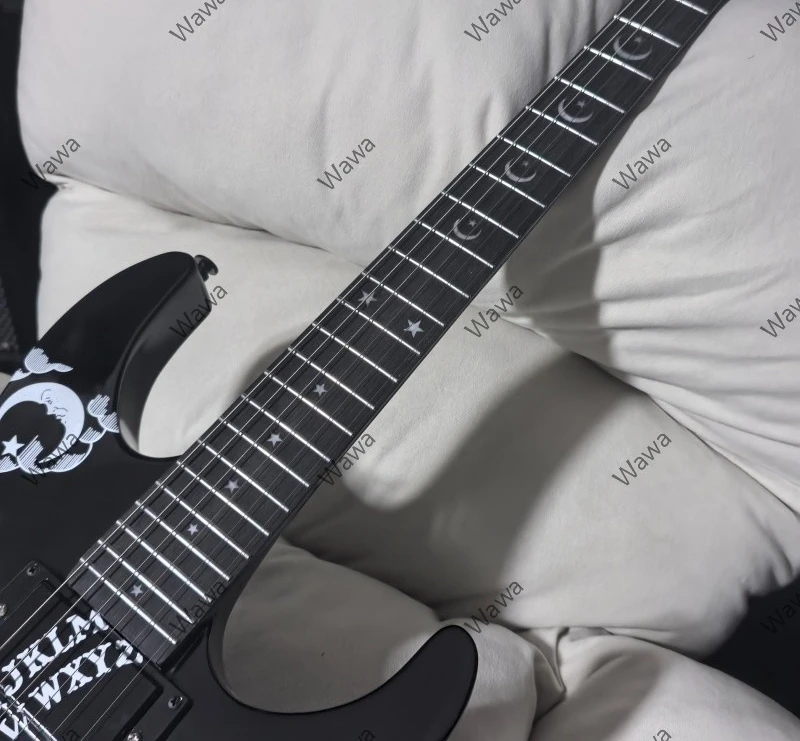 2026 Ledux High Quality Solid Body Guitar Moon Star Inlays Rounded fret Edge Guitar