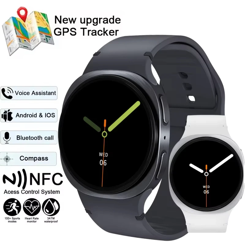 

GPS Track Heart Rate Bluetooth Call NFC IP68 Waterproof Compass Smart Watch Smart Watches Sport For Men Women Smartwatch 8 Mini