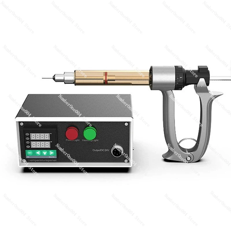 

Semi-Automatic Adjustable Constant Temperature Heating Oil Injection Gun Handheld Cbd Atomization Oil Injection Machine