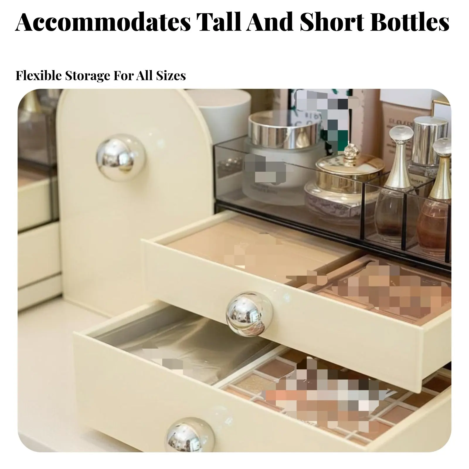 

Органайзер для косметики и украшений, большой настольный органайзер для косметики, полка для ухода за кожей, дизайн с отделениями