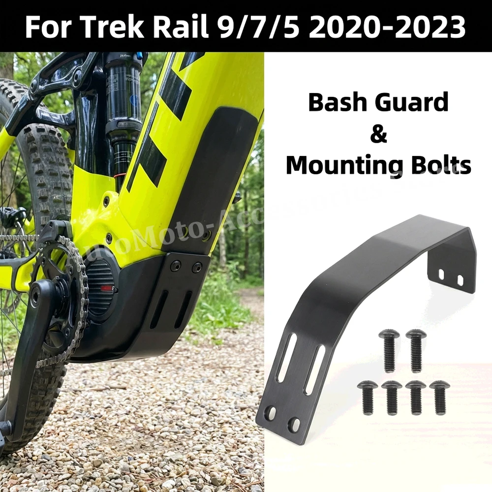 Protector de Motor para Trek Rail 9/7/5 2020-2023 - Compatible con el Motor Bosch Performance Line CX4, Batería 625, Cubierta de Aluminio Resistente a Impactos