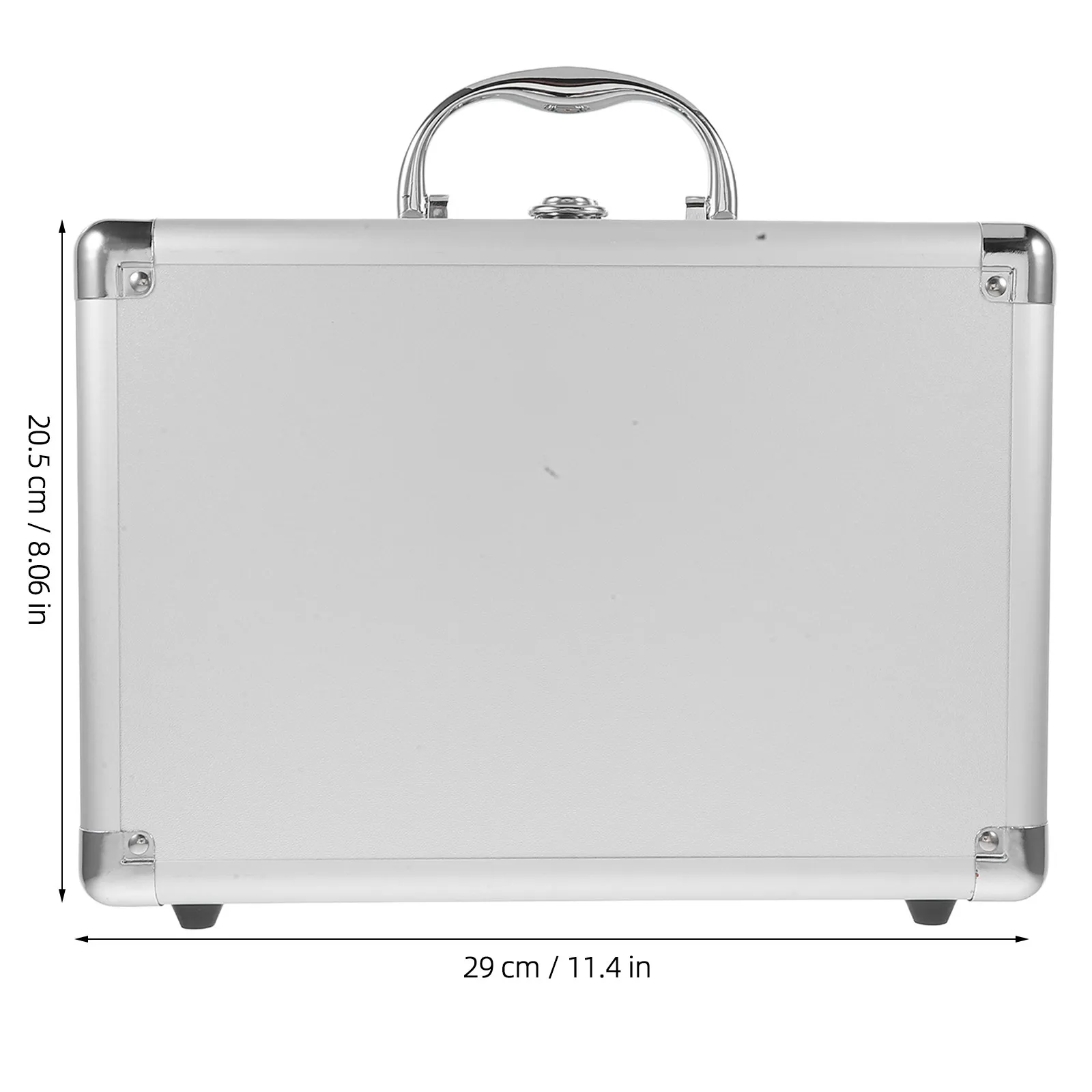 Aluminum Alloy Briefcase Strong Hard Tool Case Makeup Storage Container Portable Metal Case for Men Briefcases for Men