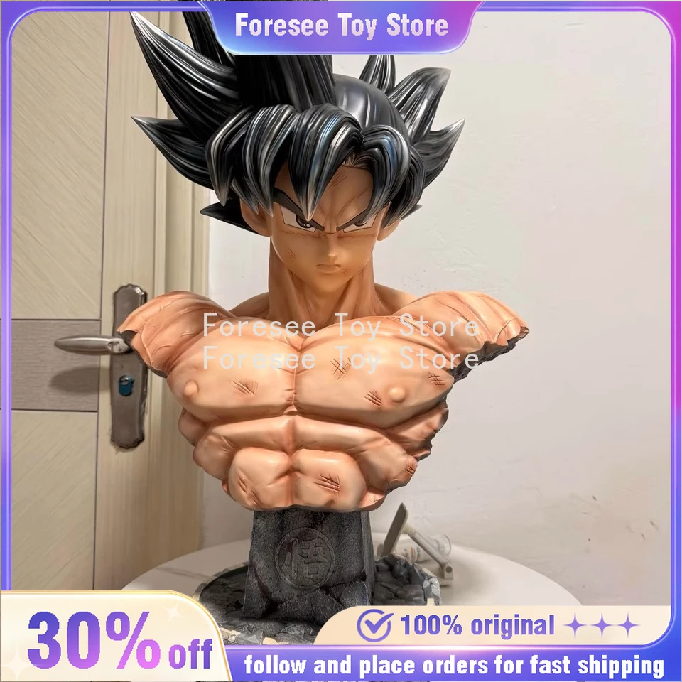

45cm Son Goku Bust Sculpture Figure DRAGON BALL Anime Figures Collection Model Desktop Ornament Decorations Best Gifts for Boys