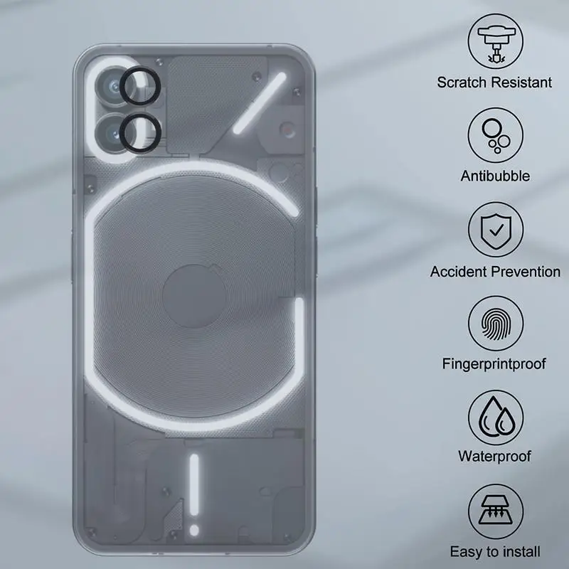 Alloy Metal Camera Case for Nothing Phone (1) Phone1 5G Camera Lens Screen Protector for Nothing Phone Lens Case Protector