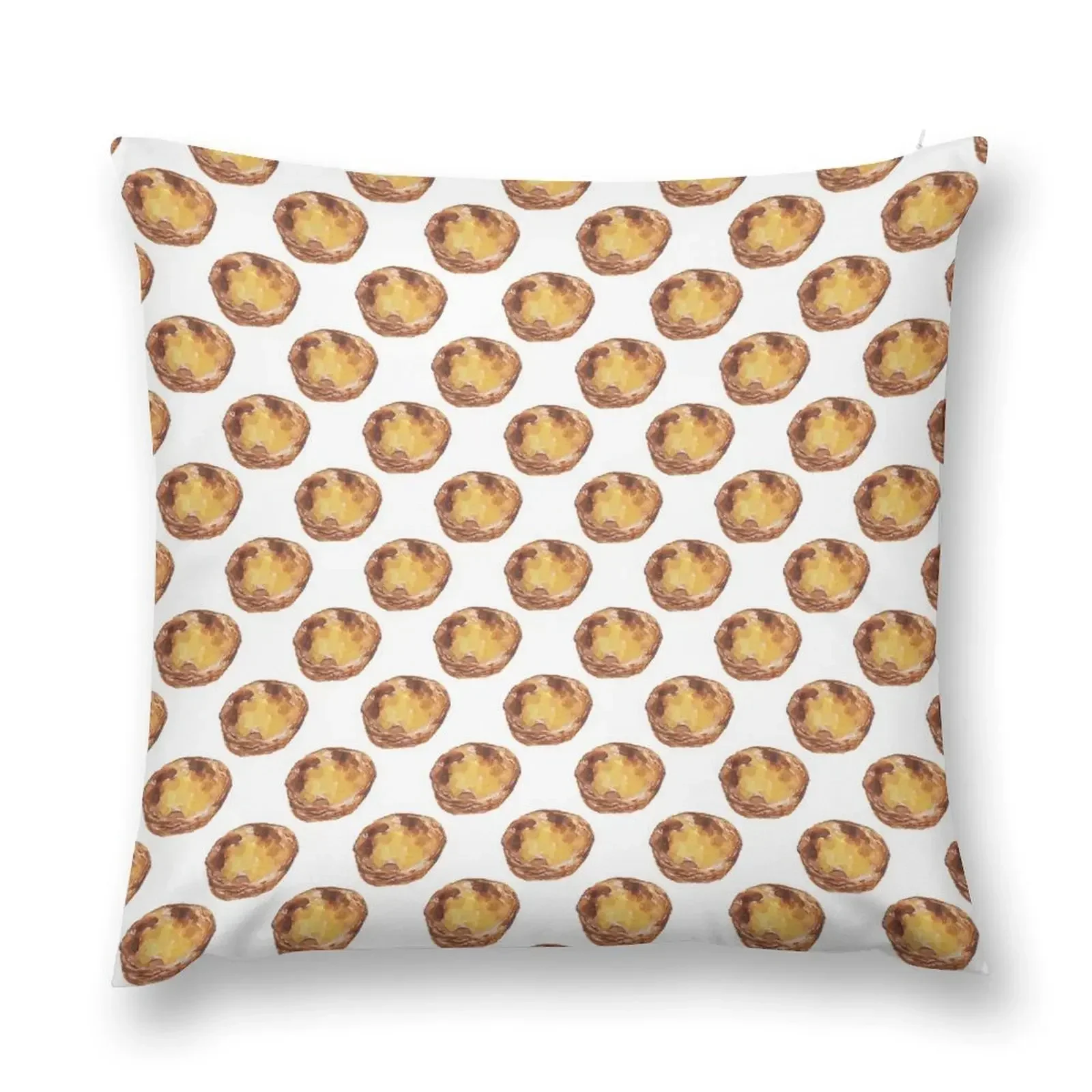 

Pastel de nata, portuguese tarts white Throw Pillow bed pillows Decorative Pillow Covers For Sofa Sitting Cushion pillow