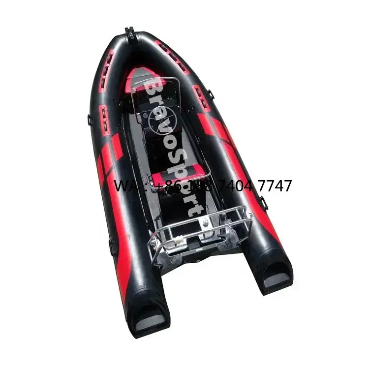 Best Selling 20ft 5.8m Indonesia  Rescue Hypalon Inflatable Boat RIB for Fishing
