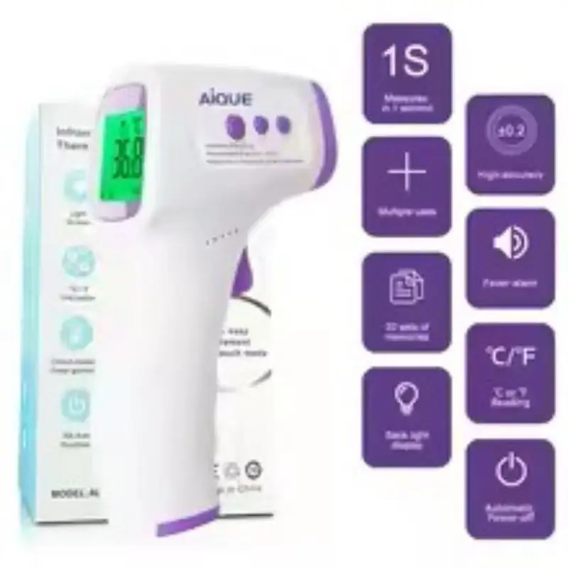 Thermometer Electronic Contactless Clinical Accuracy Non-contact Body Temperature Meter Fever For Adult Child Digital Forehead image 2